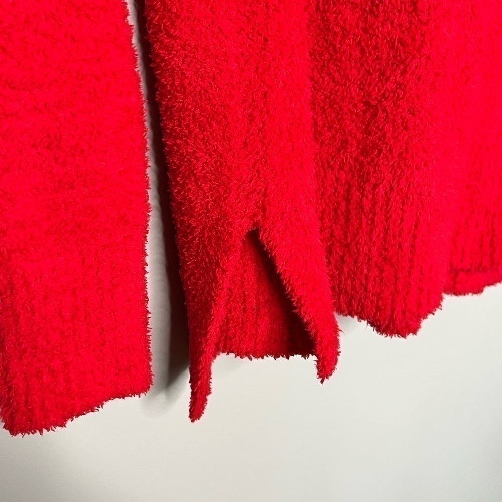 Sanctuary Women’s Fuzzy V Neck Long Sleeve Sweater in Red Size XS - Picture 9 of 11